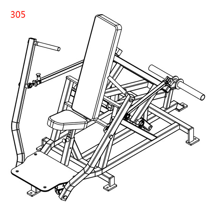 Sittande bröstpress<br />DJ-Flex-305 Sittande bröstpress<br />DJ-Flex-305